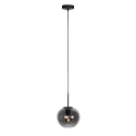 Mexlite pendant luminaire SFERIO 1 flame E27 IP20, black dimmable