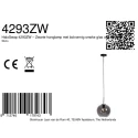 Mexlite pendant luminaire HALOSWAP 1 flame E27 IP20, black dimmable