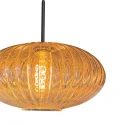 Mexlite pendant luminaire AURELIO 1 flame E27 IP20, black dimmable
