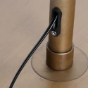 Steinhauer arc luminaire MAZE NATURAL 1 flame E27 IP20, bronze dimmable