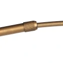 arc luminaire LUMA DARK 1 flame E27 IP20, bronze dimmable
