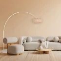 Steinhauer floor lamp SPARKLED LIGHT E27 IP20, dimmable