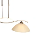 Steinhauer pendant luminaire ANTHEA 2 flames E27 IP20, bronze dimmable