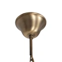 Steinhauer pendant luminaire ANTHEA 1 flame E27 IP20, bronze dimmable