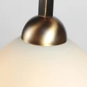 Steinhauer wall luminaire ANTHEA 1 flame E27 IP20, bronze dimmable