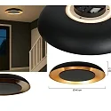 Steinhauer ceiling luminaire GOLDEN VEIL IP20, dimmable