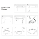 Steinhauer ceiling luminaire GOLDEN VEIL IP20, dimmable