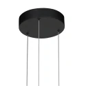 Steinhauer pendant luminaire GOLDEN VEIL 2 flames IP20, black dimmable