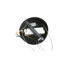 Steinhauer pendant luminaire GOLDEN VEIL 2 flames IP20, black dimmable
