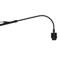 Steinhauer wall luminaire ELEGANT CLASSY 1 flame E27 IP20, black dimmable