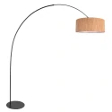 anne light & home arc luminaire CURVE 1 flame E27 IP20, black dimmable