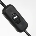 Steinhauer wall luminaire SPARKLED LIGHT 1 flame E27 IP20, black dimmable