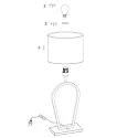 Steinhauer table lamp STANG E27 IP20, dimmable