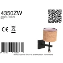 Steinhauer wall luminaire STANG E27 IP20, dimmable
