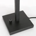 Steinhauer table lamp STANG 1 flame E27 IP20, black dimmable