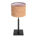 Steinhauer table lamp STANG 1 flame E27 IP20, black dimmable