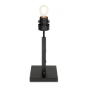 Steinhauer table lamp STANG 1 flame E27 IP20, black dimmable