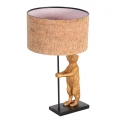 anne light & home table lamp ANIMAUX 1 flame E27 IP20, black dimmable