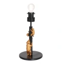 table lamp ANIMAUX 1 flame E27 IP20, black dimmable