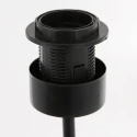 anne light & home table lamp ANIMAUX 1 flame E27 IP20, black dimmable