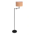 Mexlite floor lamp BELLA 1 flame E27 IP20, black dimmable