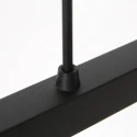 pendant luminaire STANG 3 flames E27 IP20, black dimmable