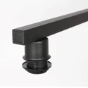 Steinhauer pendant luminaire STANG 3 flames E27 IP20, black dimmable