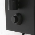 Steinhauer table lamp PRESTIGE CHIC 1 flame E27 IP20, black dimmable