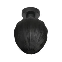 ceiling luminaire SILURA 1 flame E27 IP20, black dimmable