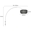 Steinhauer wall luminaire SPARKLED LIGHT E27 IP20, dimmable