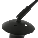 wall luminaire MAZE NATURAL 1 flame E27 IP20, black dimmable