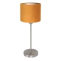 Mexlite table lamp NOOR 1 flame E27 IP20, steel dimmable