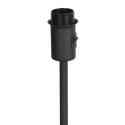 table lamp NOOR 1 flame E27 IP20, black dimmable