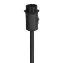 Mexlite table lamp NOOR 1 flame E27 IP20, black dimmable