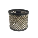 Mexlite table lamp NOOR 1 flame E27 IP20, black dimmable
