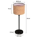 Mexlite table lamp NOOR E27 IP20, dimmable