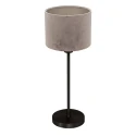Mexlite table lamp NOOR 1 flame E27 IP20, black dimmable