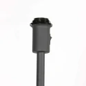 floor lamp NOOR 1 flame E27 IP20, black dimmable