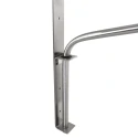 Steinhauer wall luminaire VELA LINO 1 flame E27 IP20, steel dimmable