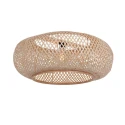 Steinhauer wall luminaire MAZE NATURAL 1 flame E27 IP20, black dimmable