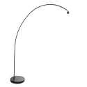 Mexlite arc luminaire SOLVA 1 flame E27 IP20, black dimmable