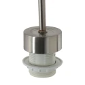 Steinhauer pendant luminaire VELA LINO 1 flame E27 IP20, steel dimmable