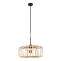 Steinhauer pendant luminaire BREEZA BEACH 1 flame E27 IP20, black dimmable