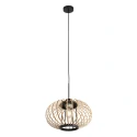 pendant luminaire SILVA 1 flame E27 IP20, black dimmable