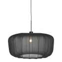 Steinhauer pendant luminaire VELA LINO 1 flame E27 IP20, black dimmable