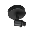 Mexlite wall luminaire SUMBA 1 flame E14 IP20, black dimmable