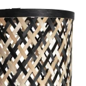 Mexlite ceiling luminaire SUMBA 3 flames E14 IP20, black dimmable