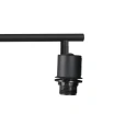Mexlite ceiling luminaire SUMBA 3 flames E14 IP20, black dimmable