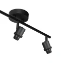 Mexlite ceiling luminaire SUMBA 3 flames E14 IP20, black dimmable