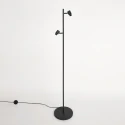 Mexlite floor lamp SUMBA 2 flames E14 IP20, black dimmable